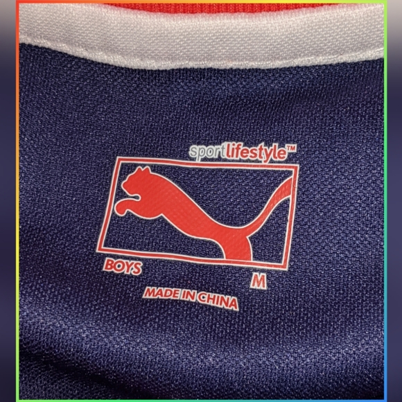 PUMA USA SPORT LIFESTYLE BOYS COOL CELL JERSEY - Picture 4 of 5